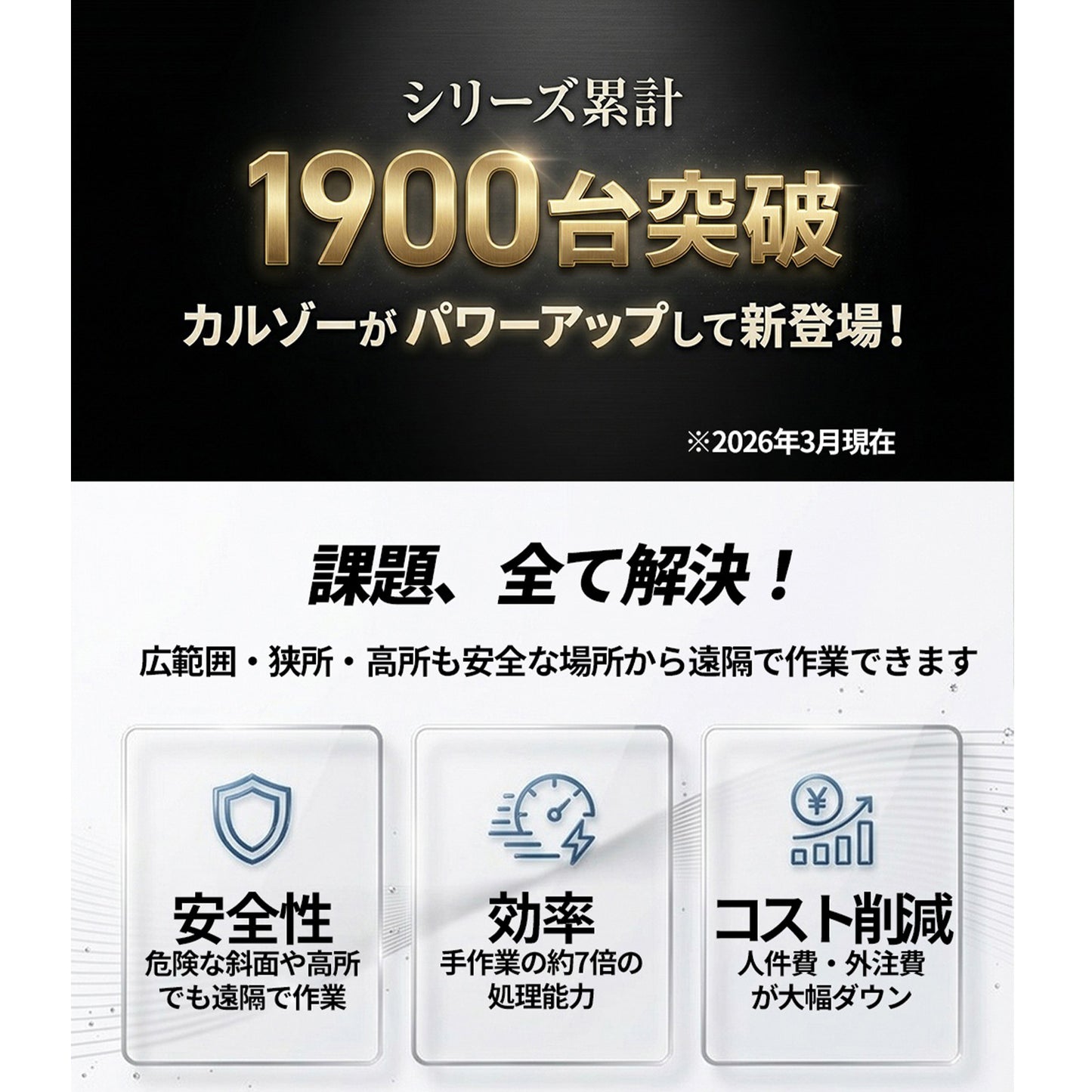 【6/19まで24%OFF】カルゾー JRSY800 ラジコン草刈機【7月中旬頃入荷予定】