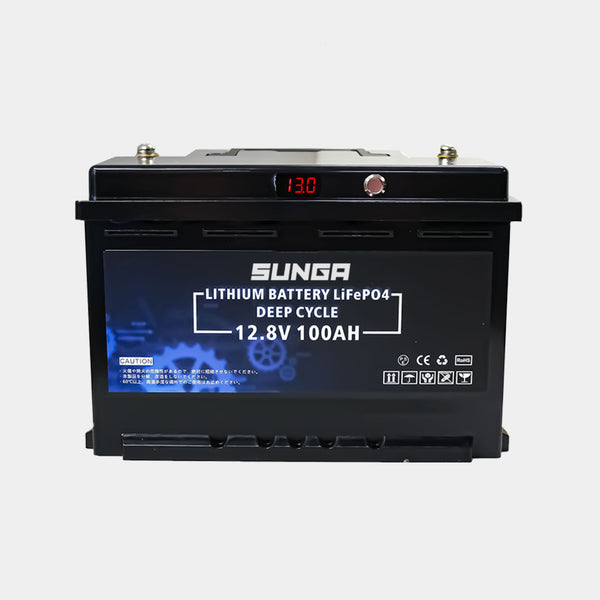 SUNGA リチウムイオン バッテリー 12.8V/100Ah